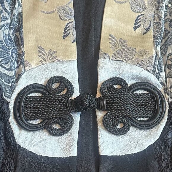 Violet Kay Silk Blend Kimono Blouse Sweater Top Jacket Size Small Women's - Picture 4 of 11